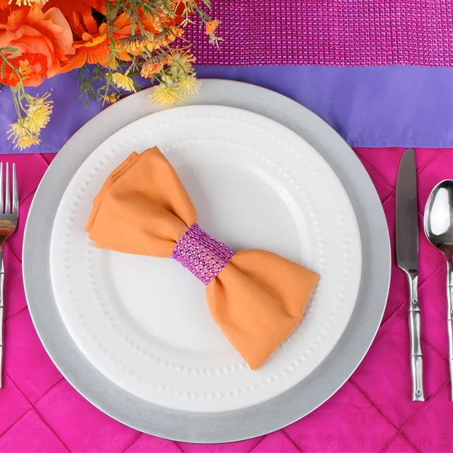 Polyester Napkin 20"x20" - Orange