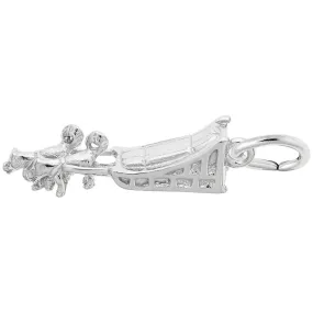 Rembrandt Charms - Dog Sled Charm - 3395