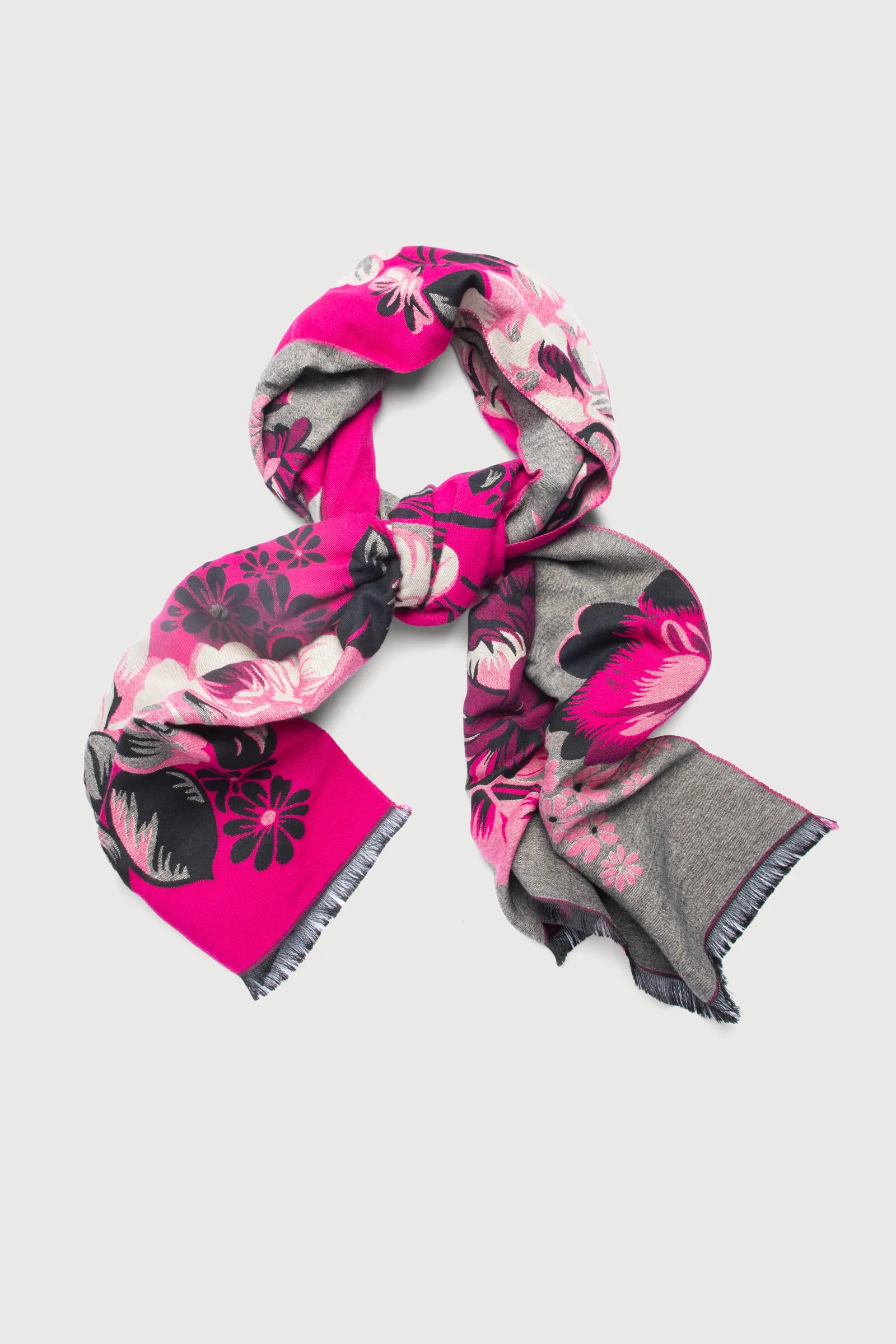 Reversible Blossom Burst Scarf