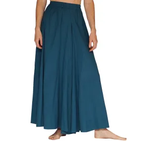 'Sadie' Renaissance Festival, Steampunk, Long Flowing Skirt - Blue