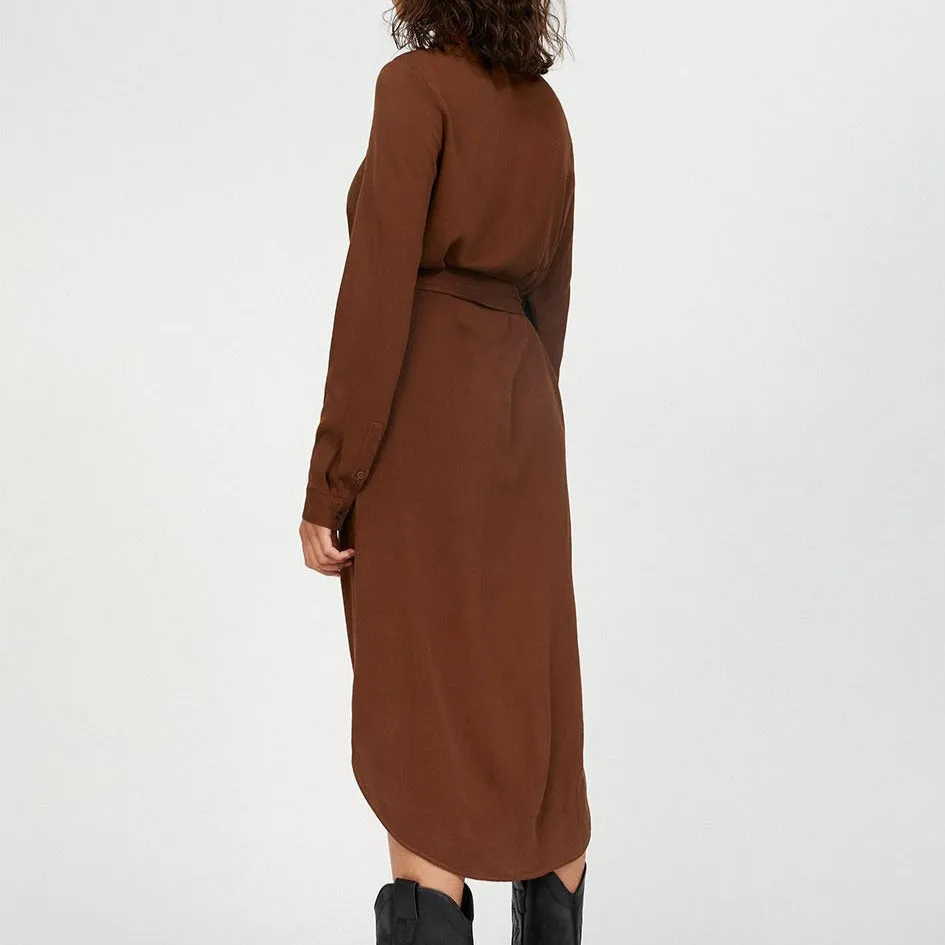 SAIGAA Brown Dress in LENZING™ ECOVERO™