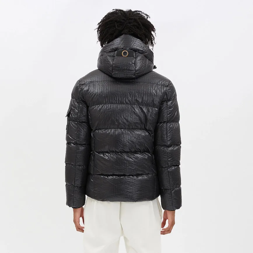 Seersucker Nylon Puffer Jacket