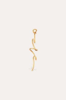 Self Portrait - Gold Vermeil Earring