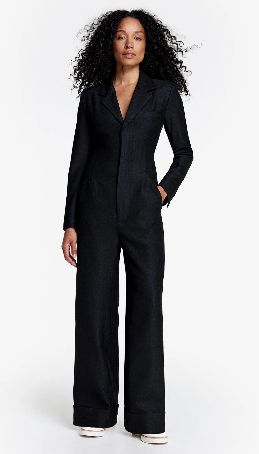 SMYTHE COLLAB WIDE LEG JUMPSUIT