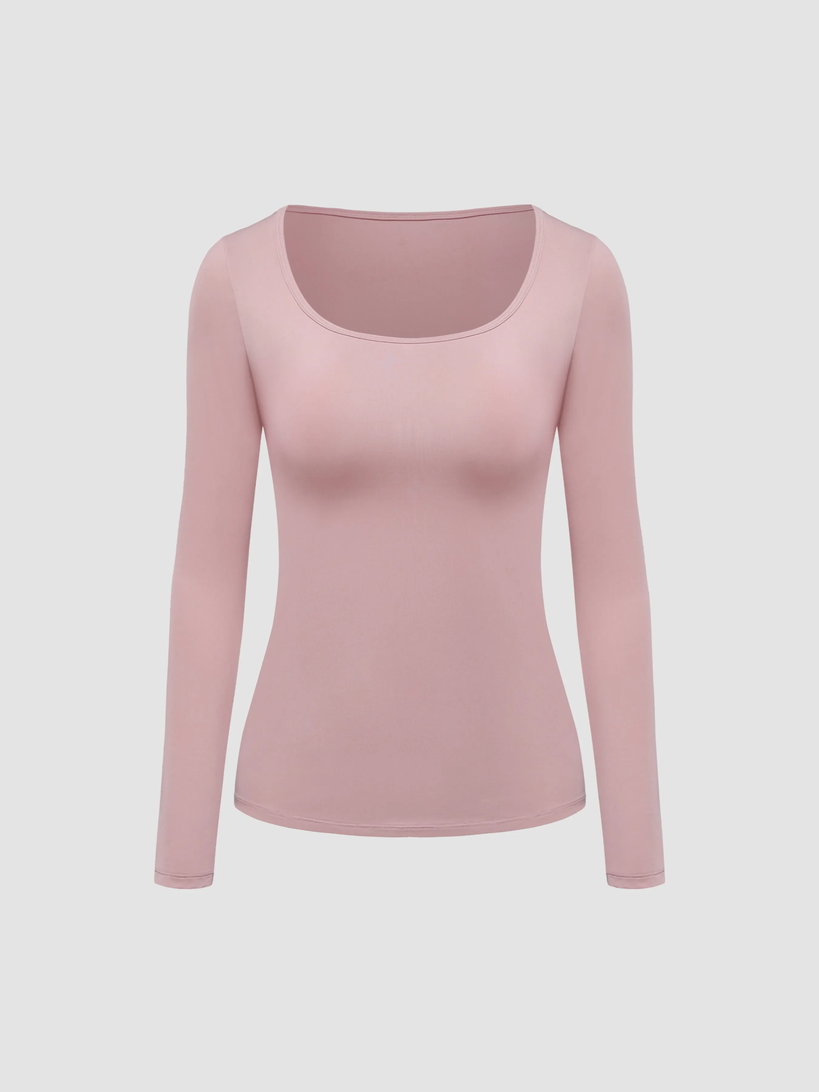 Soft Smoothing Scoop Long Sleeve T-Shirt