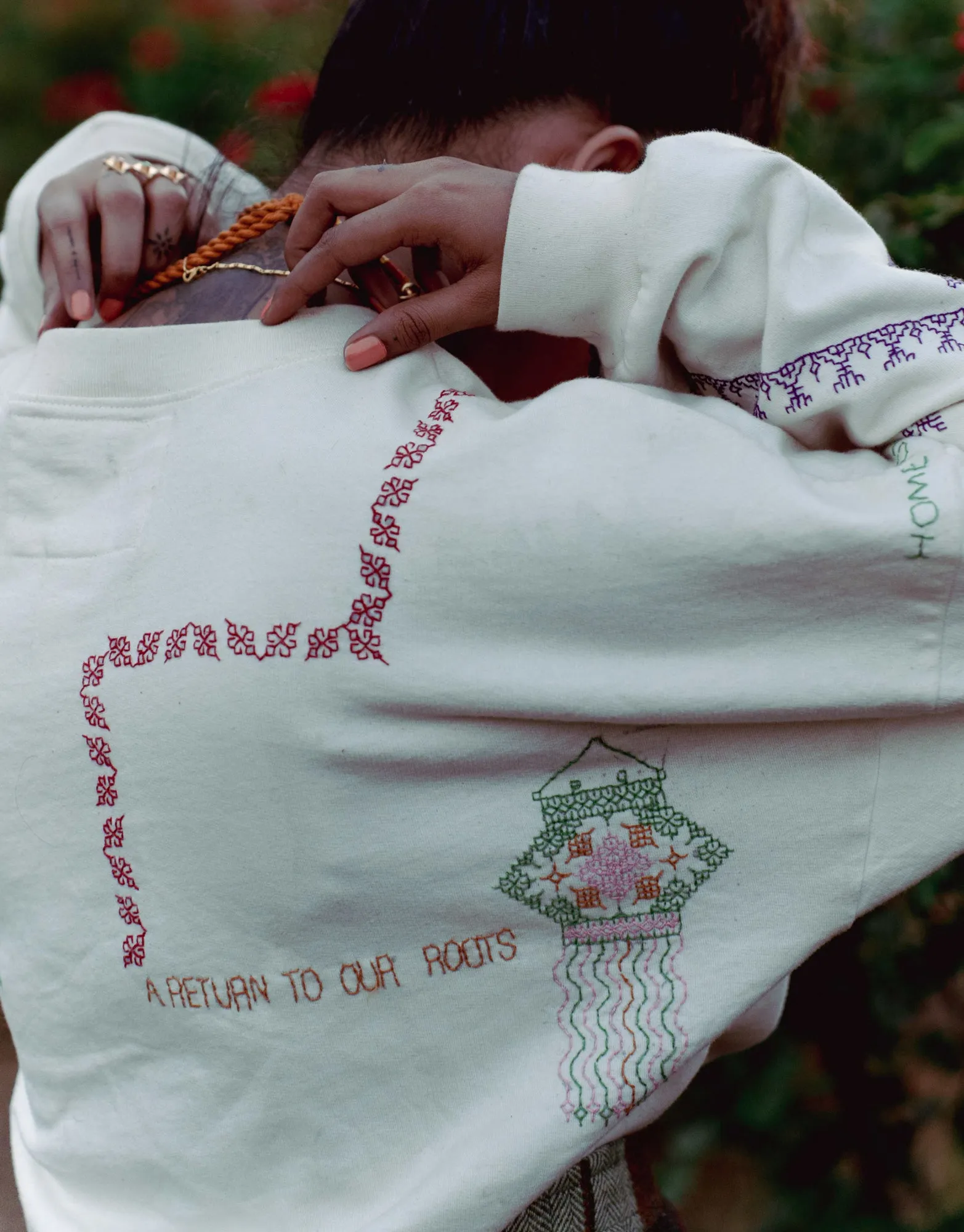 Stories of Ancestors Sweatshirt (Natural White)