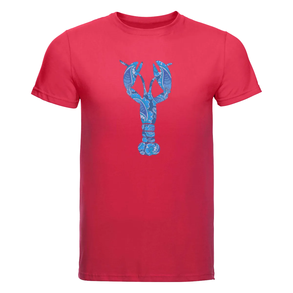 T-Shirt Big Blue Lobster Pink