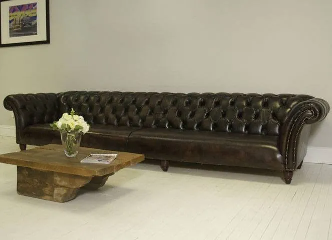 The 12ft Palmerstone Sofa – Rich Walnut