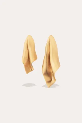 The Dishcloth of the Metropolitan Elite - Gold Vermeil Earrings