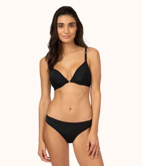 The Front Close No-Wire Bra: Jet Black