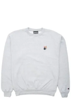 The Hundreds Crest Adam Crew Neck Athletic Heather