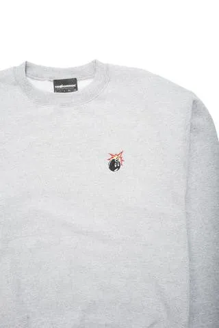 The Hundreds Crest Adam Crew Neck Athletic Heather