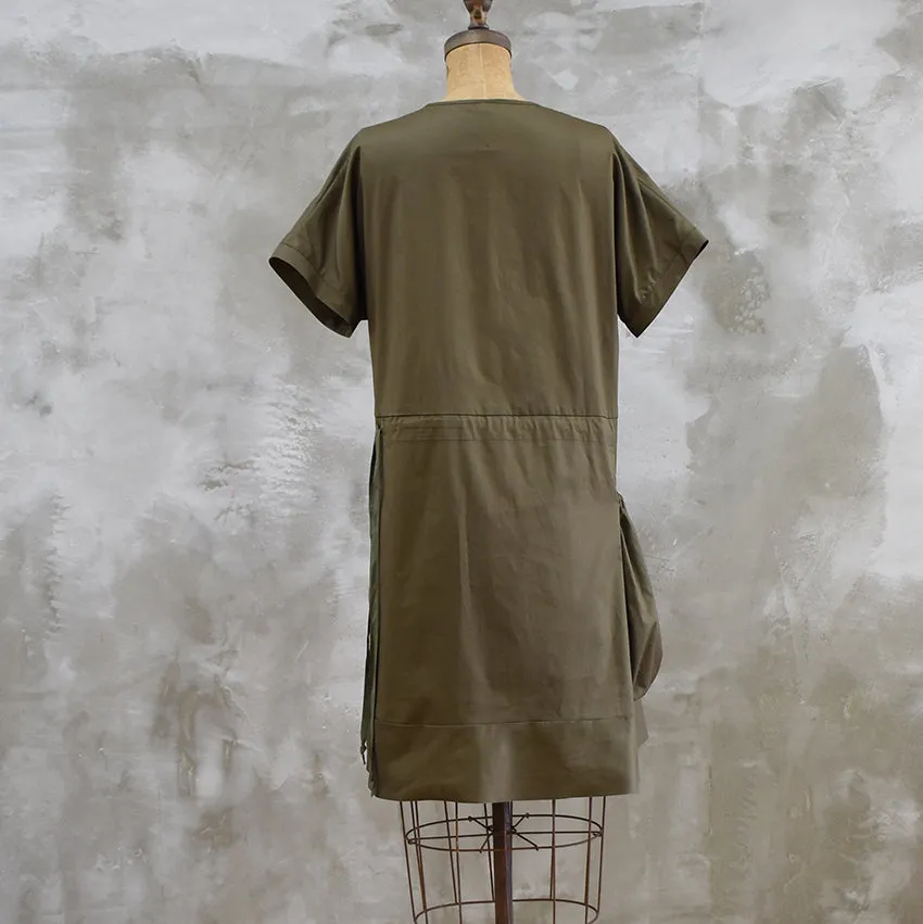 The Oblique Tunic - Olive