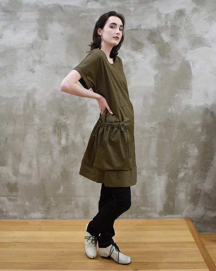 The Oblique Tunic - Olive