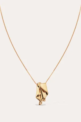 The Second Great Cowboy Strike - Gold Vermeil Pendant