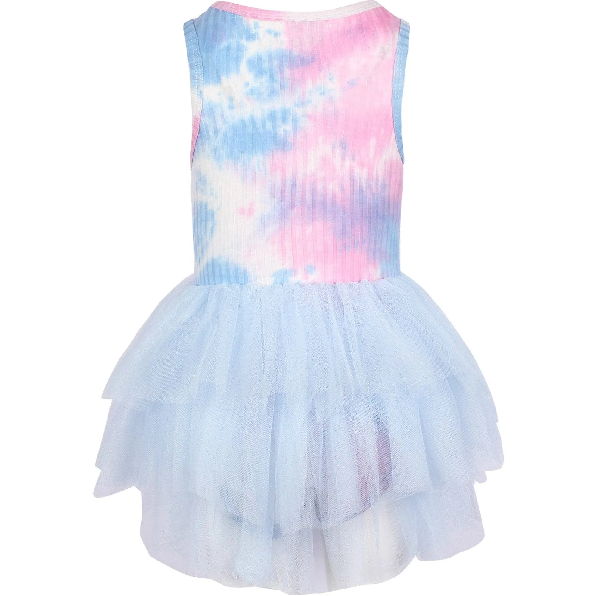 Tie Dye Rainbow Cupcake Tutu Dress