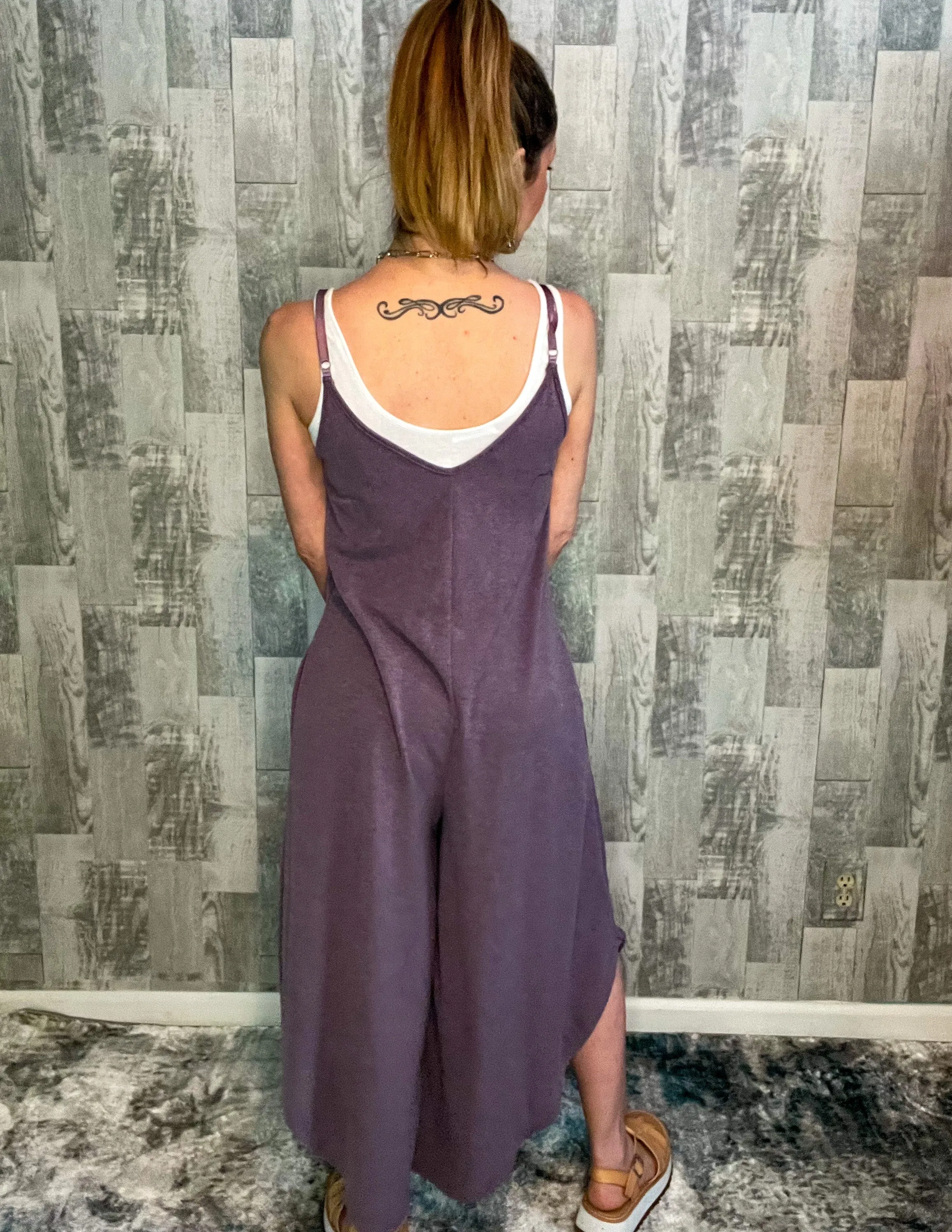 Tranquil Vibes French Terry Jumpsuit