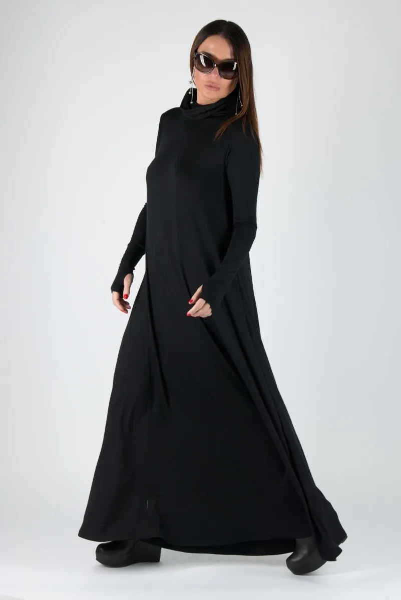 Turtleneck Long Dress VERONICA