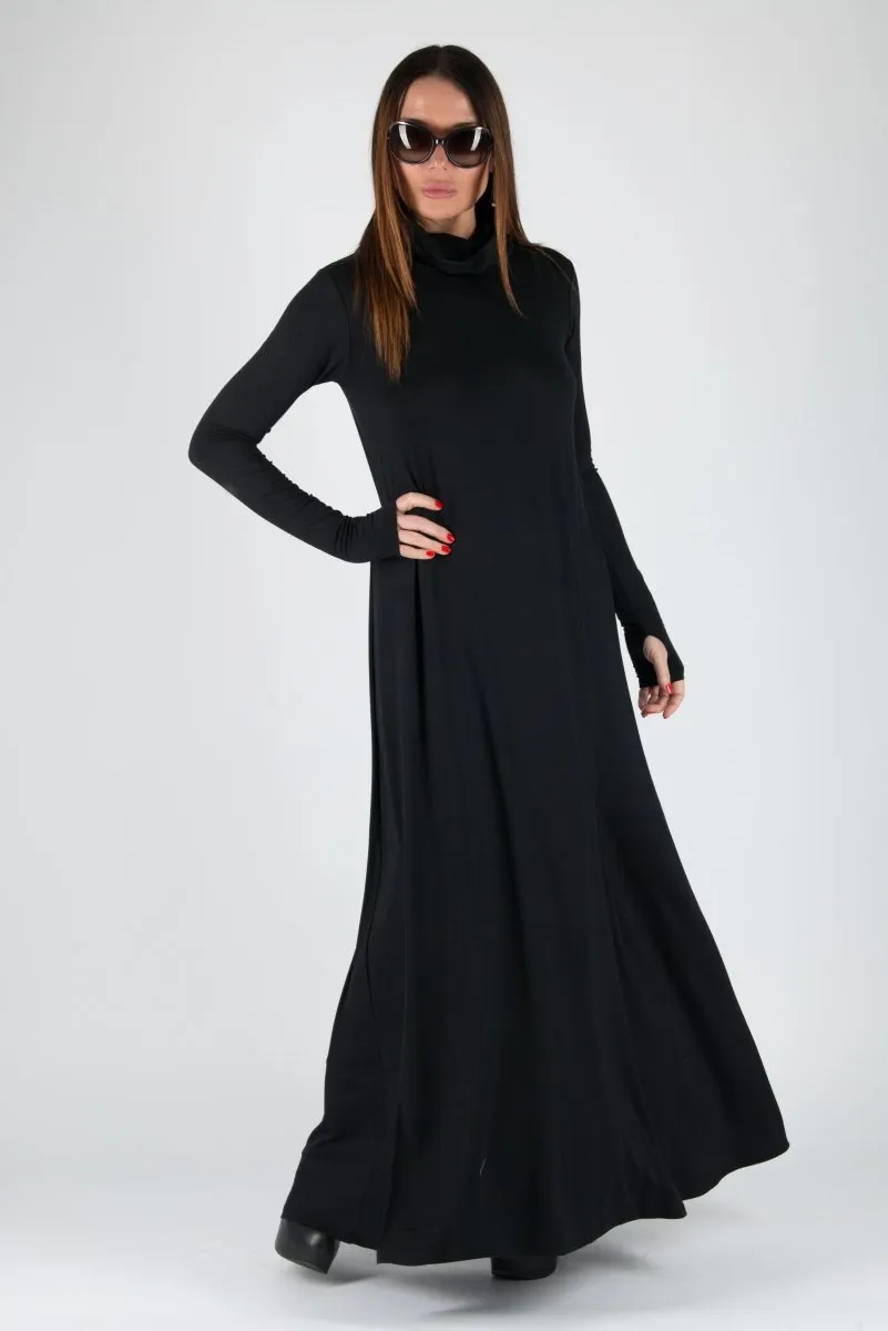 Turtleneck Long Dress VERONICA