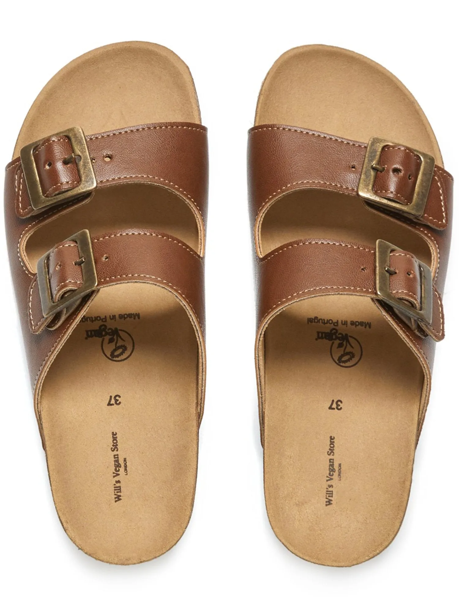 Two Strap Footbed Sandals