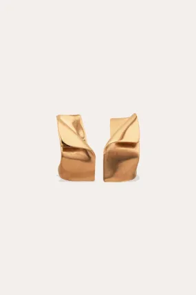 Unfolded II - Gold Vermeil Earrings