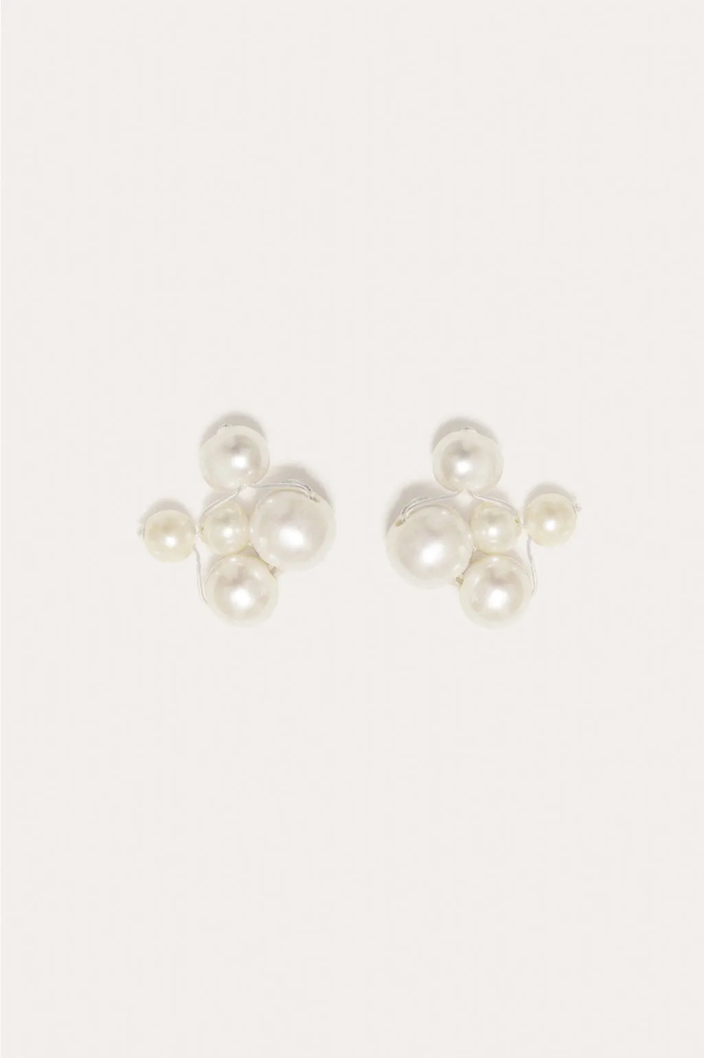 Universal Code - Pearl and Gold Vermeil Earrings