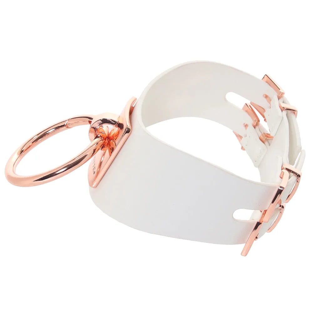 Vegan Leather Collar in White