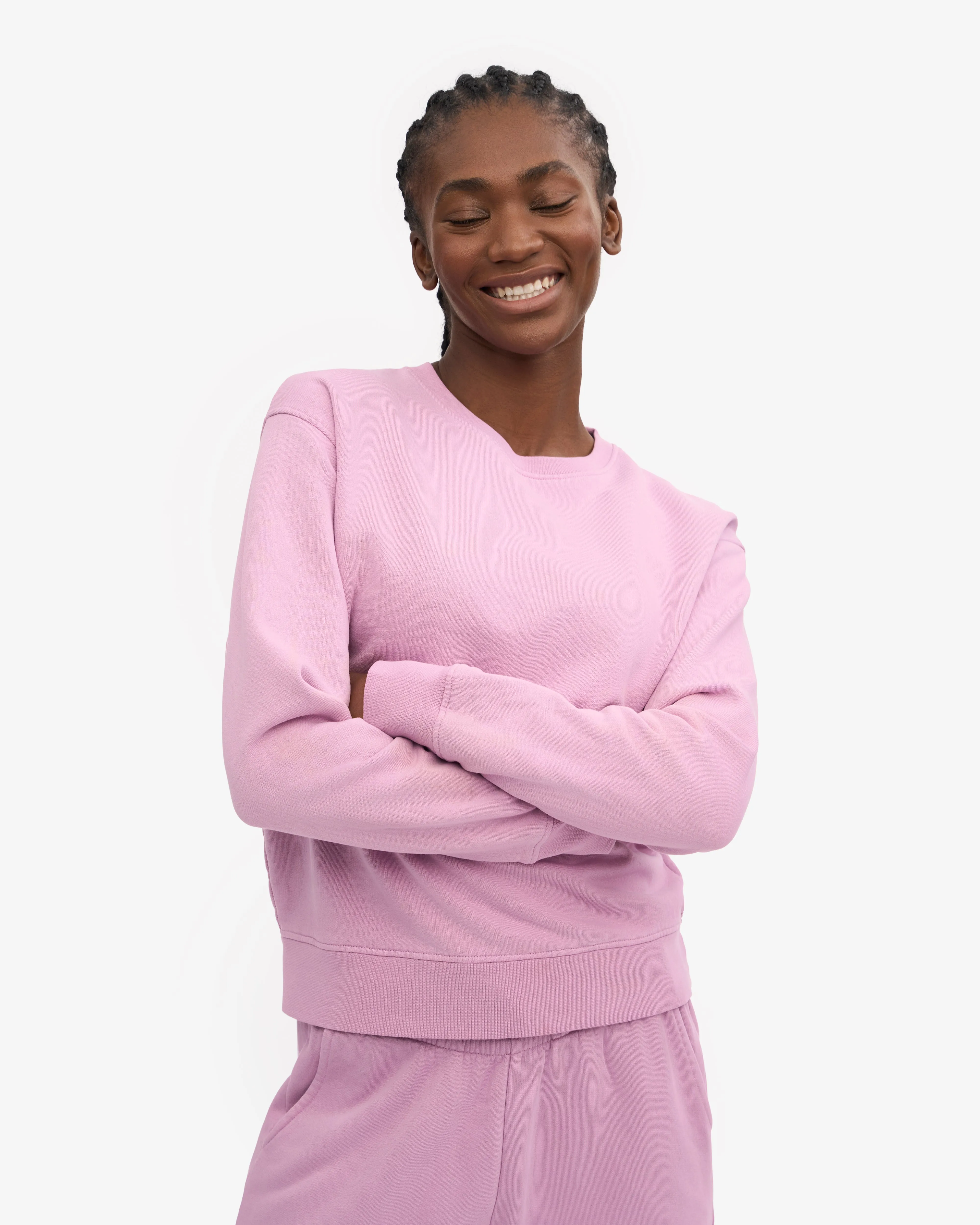 Women Classic Organic Crew - Cherry Blossom