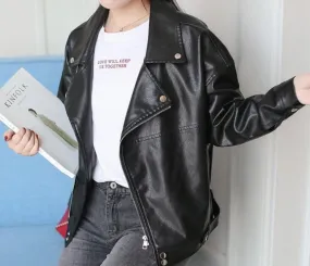 Womens Street Style Motorcycle Jacket