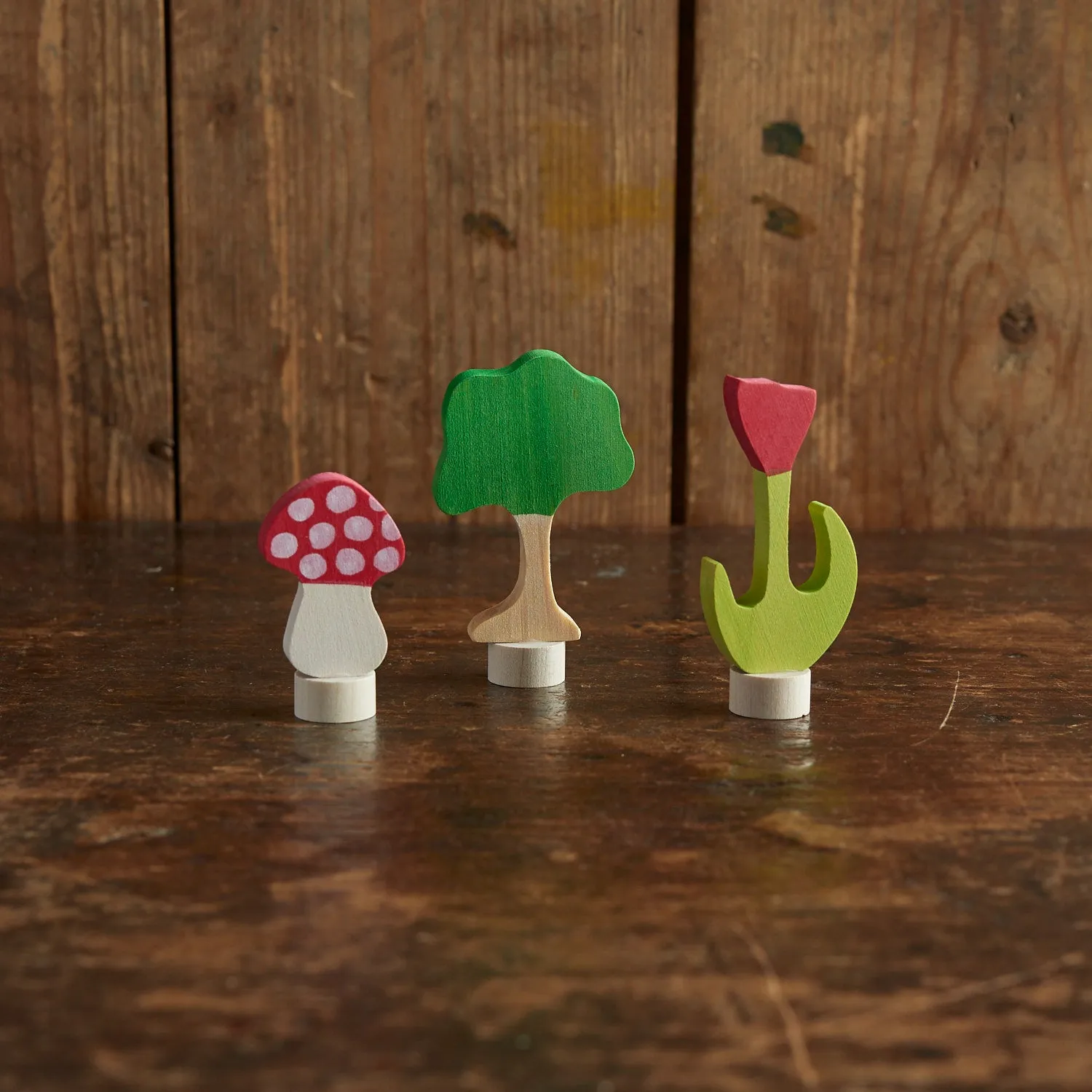 Wooden Nature Figures For Celebration Ring - More Options