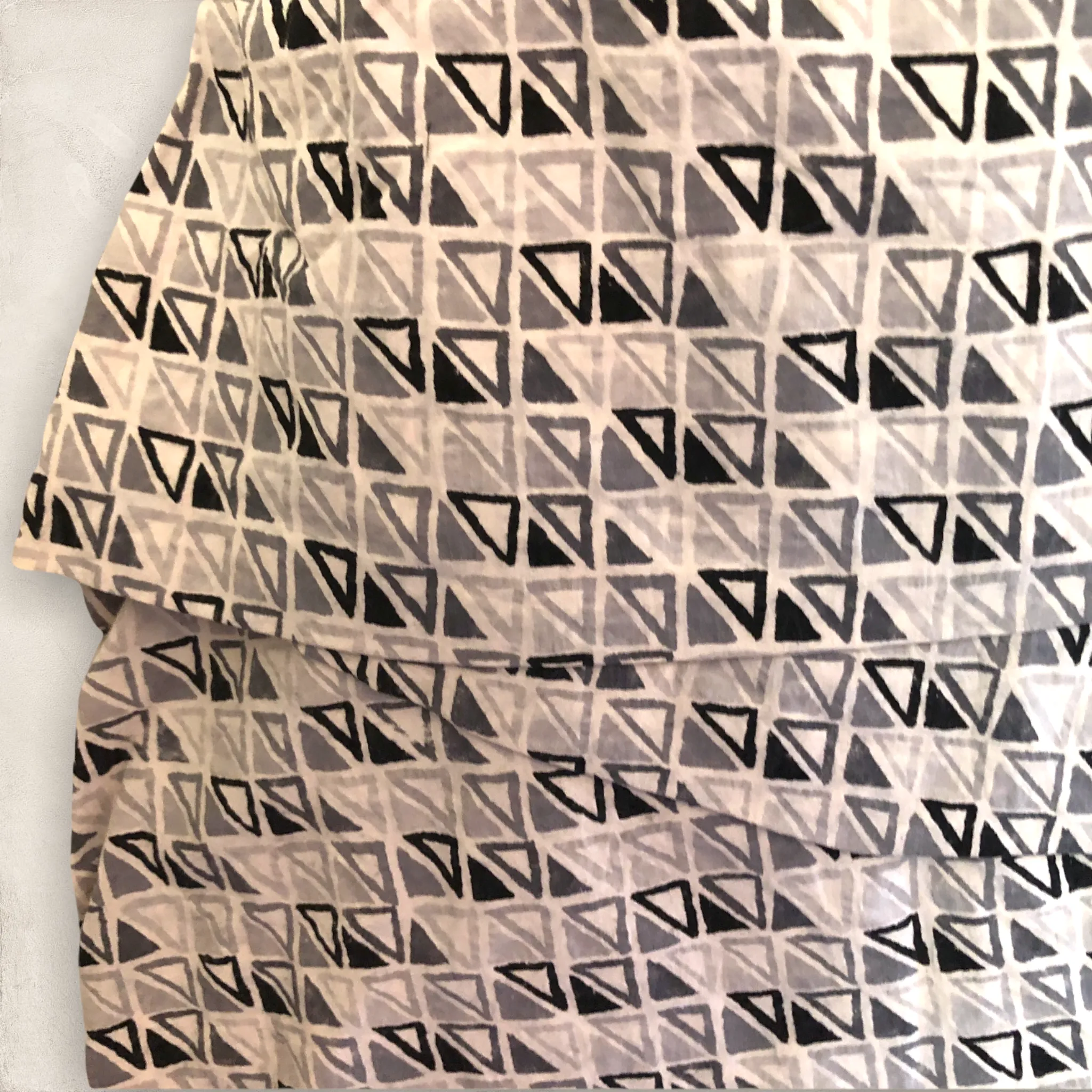 Yigal Azrouel Geometric Print Asymmetric Layered Cotton Mini Skirt Approx UK 8 US 4 EU 36